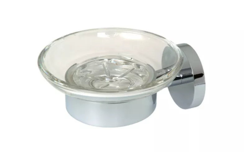 Porte-savon Vintage En Laiton Chromé - Rétro Et Fonctionnel Pour La Salle De Bain