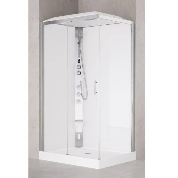 Van Marcke Vidrio Hammam douchecabine rechthoek 1200x900mm links met schuifdeur