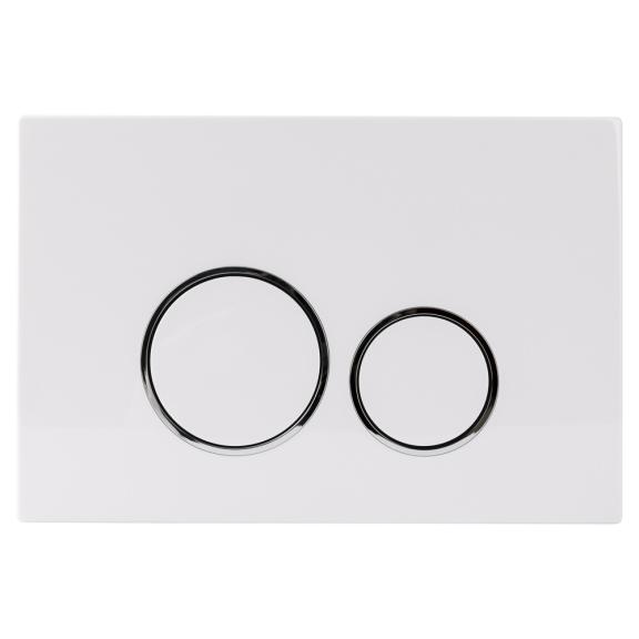 StarBlueDisc Doppio 10 bedieningsplaat wit chroom