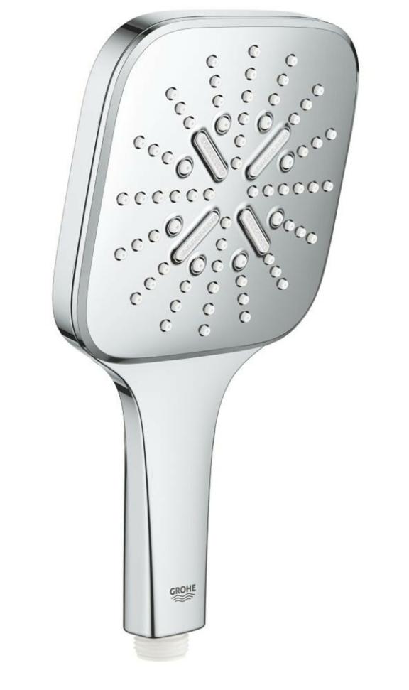 Grohe Rainshower SmartActive 130 cube handdouche 3stralen 9,5l/min chroom