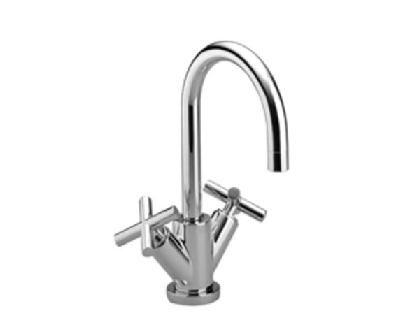 Dornbracht Tara 1-gats mélangeur de lavabo saut 135 mm chrome