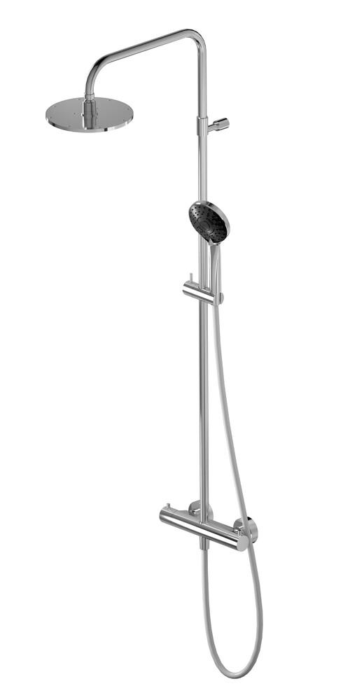 Zucchetti Docce Round système de douche chrome