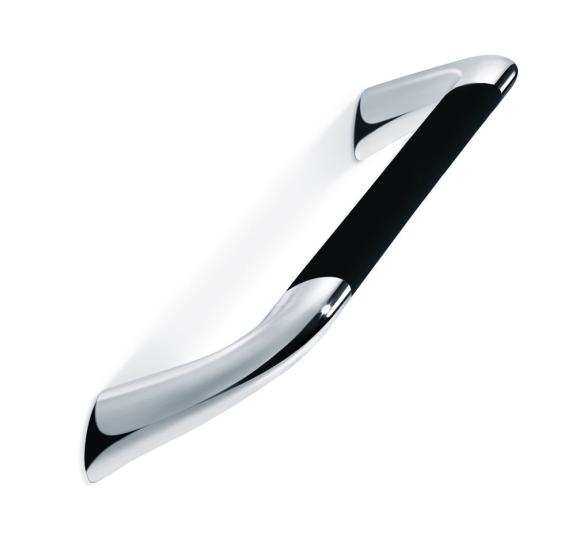 Van Marcke Collection Scura handgreep 44cm wand messing chromé zwart soft touch
