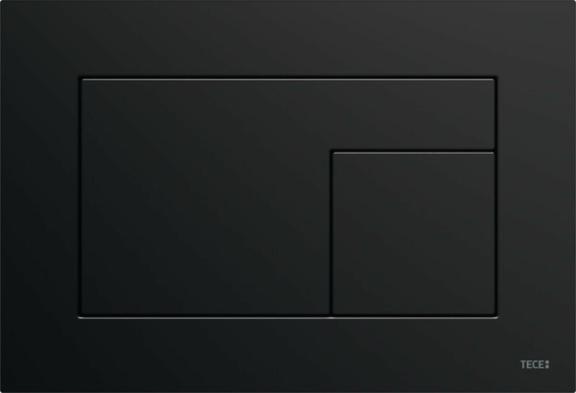 Tece TECEvelvet bedieningsplaat duotechniek zwart