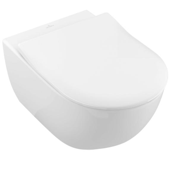 Villeroy&Boch Subway 2.0 PACK WC suspendu DirectFlush SlimSeat blanc CeramicPlus