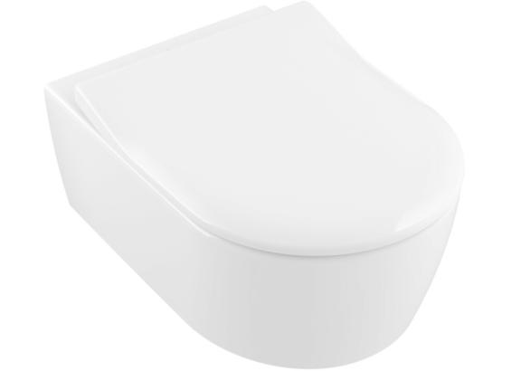 Villeroy&Boch Avento PACK hangtoilet SlimSeat wit alpin CeramicPlus