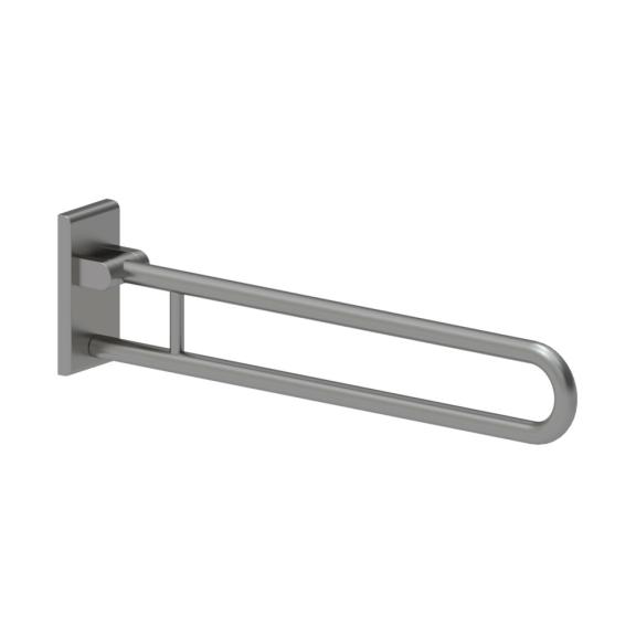 Normbau Inox Care opklapbare muursteun 850 mm met grondplaat RVS