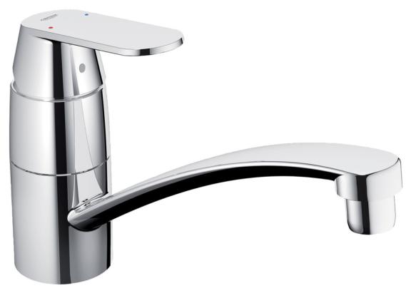 Grohe Eurosmart Cosmopolitan keukenmengkraan 1-greeps 1-gats uitloop chroom