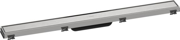Hansgrohe RainDrain Match caniveau douche 800 cadre réglable kit inox brossé