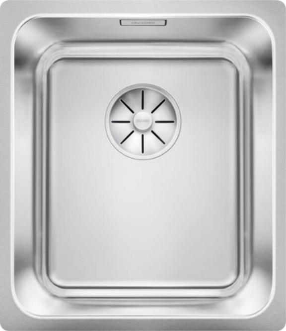 Blanco Solis 340-U onderbouwspoeltafel 1bak korfventiel 3 1/2" RVS
