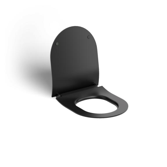 Clou Hammock dunne toiletzitting soft close quick release mat zwart