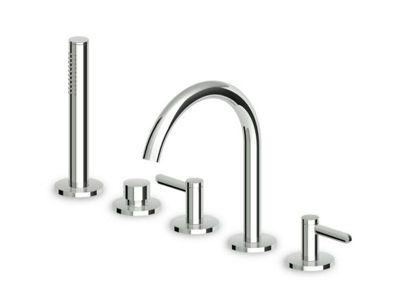 Zucchetti Isy22 mélangeur bain 232 mm chrome