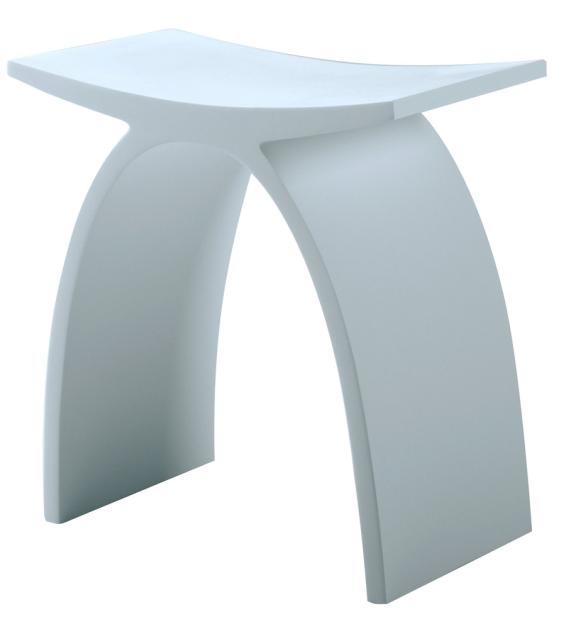 Van Marcke Sano tabouret composite minérale à poser H430mm blanc