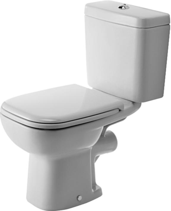 Duravit D-Code PACK staand toilet uitgang H